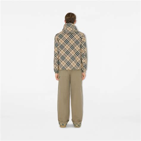 Reversible Check Jacket in Grain 